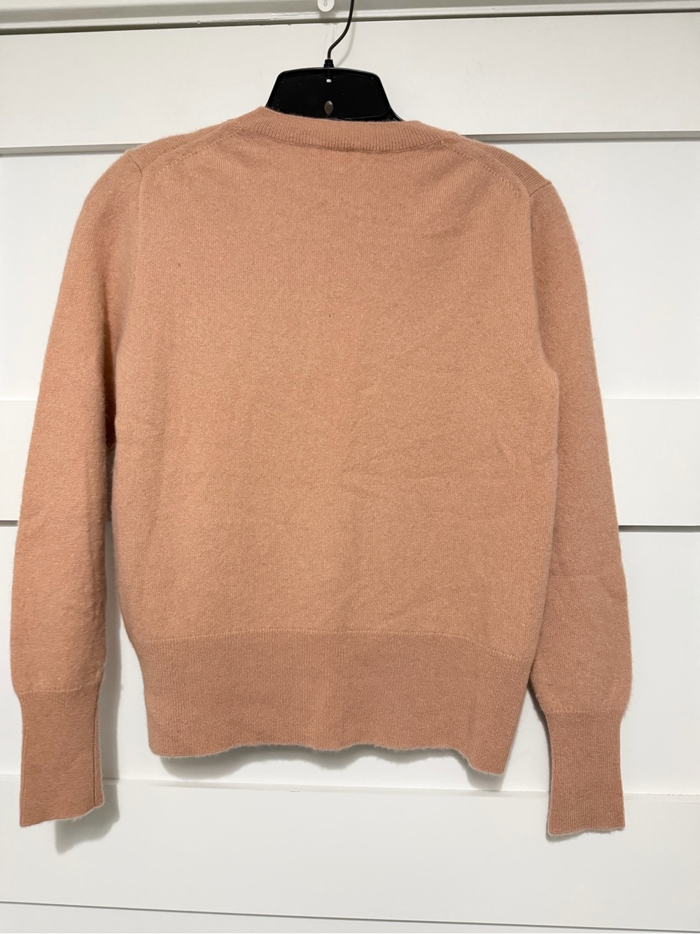 J. Crew Camel Cashmere Classic-Fit Crewneck Sweater Size Small 8704 - Picture 4 of 9